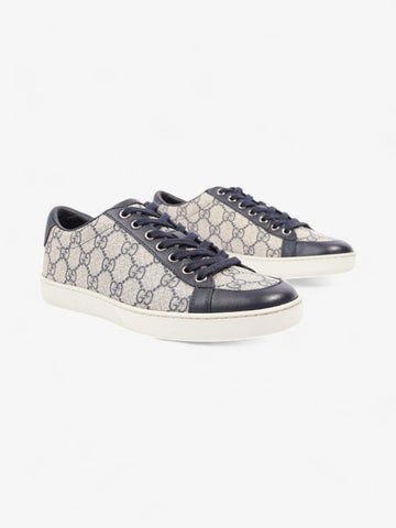 Gucci Brooklyn CS Supreme Sneakers Beige  / Navy Canvas EU 36 UK 3