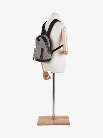 Gucci CS Backpack CS Supreme / Black Coated Canvas