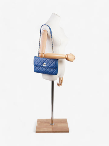 Chanel Trendy CC Blue Lambskin Leather Medium