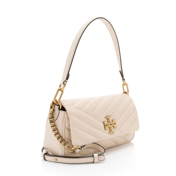 Tory Burch Chevron Leather Kira Small Flap Bag