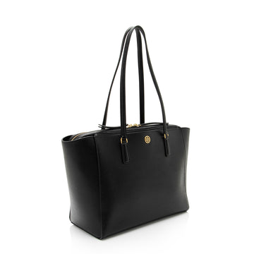 Tory Burch Leather Robinson Small Tote