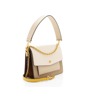 Tory Burch Leather Robinson Top Handle