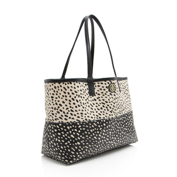 Tory Burch Leopard Kerrington Shopper Tote