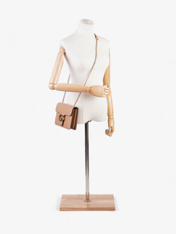 Gucci Dollar Interlocking CS Bag Beige Leather Small