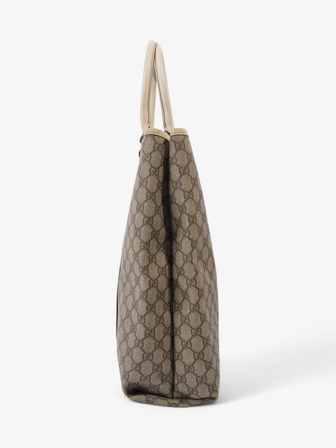 Gucci CS Supreme Tote Beige And Ebony CS Supreme Coated Canvas
