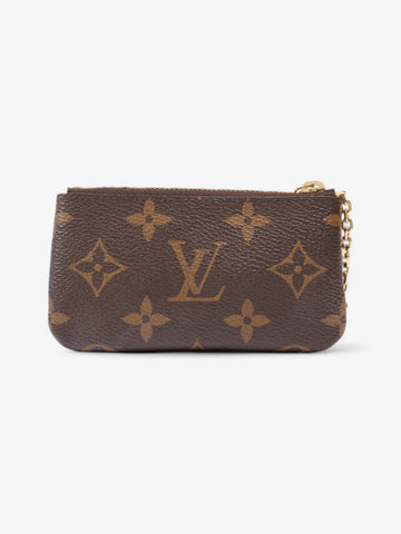 Louis Vuitton Key Pouch Monogram / Gold Coated Canvas