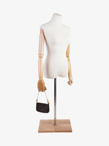 Louis Vuitton Pochette Accessoires Monogram Coated Canvas Mini