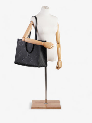 Louis Vuitton OnTheGo Black Monogram Empreinte Leather GM