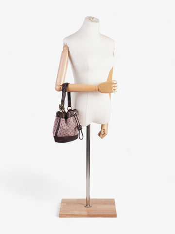 Louis Vuitton Lin Noelie Bag Cherry Monogram Canvas Mini