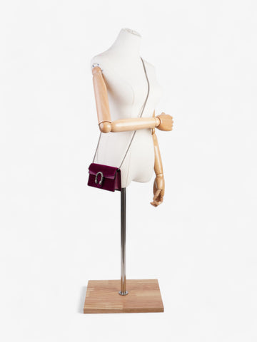 Gucci Dionysus Magneta Velvet Super Mini