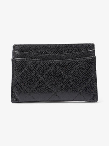 Chanel Classic Card Holder Black Caviar Leather
