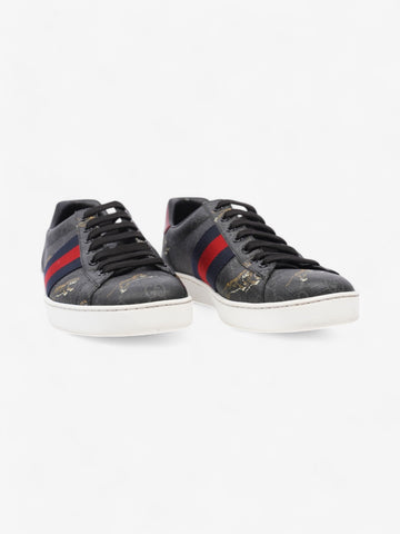 Gucci Ace CS Supreme Sneakers Black / Navy / Red Canvas EU 40 UK 6