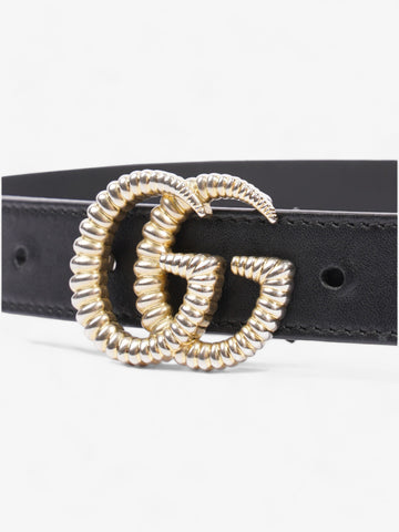 Gucci CS Belt Black Leather 70cm 28"