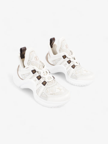 Louis Vuitton Since 1854 Archlights White / Brown Canvas EU 40 UK 7