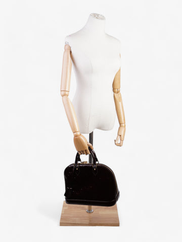 Louis Vuitton Alma Monogram Vernis / Amarante Vernis Leather PM