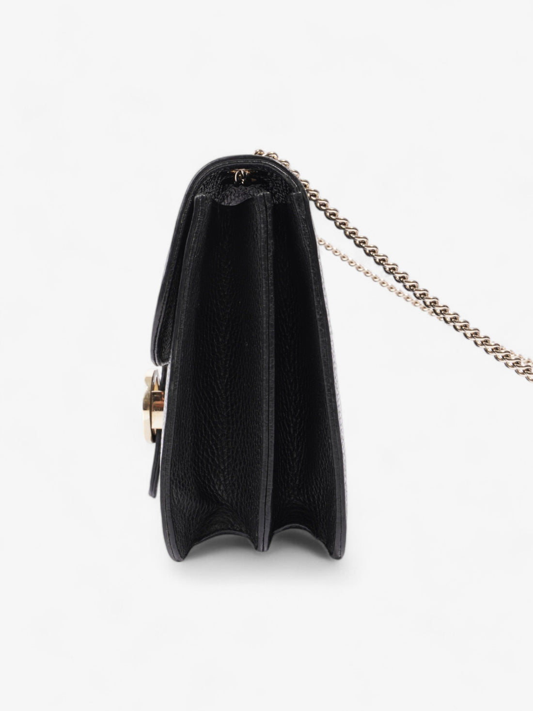 Gucci Interlocking CS Crossbody Bag Black Leather