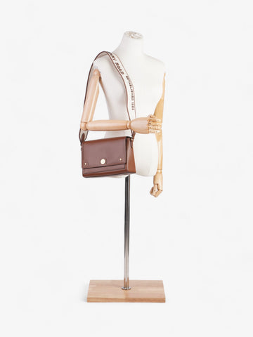 Burberry Note Brown  Leather