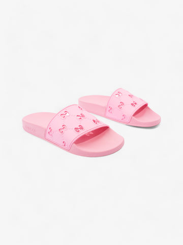 Gucci CS Sliders Pink Rubber EU 38 UK 5