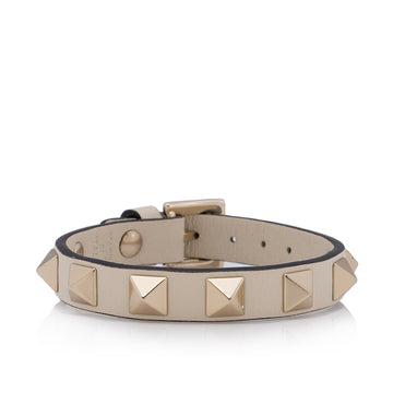 Valentino Calfskin Rockstud Bracelet (SHF-F06Mky)