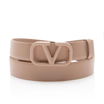 Valentino Calfskin VLogo Signature Belt - Size 36 / 90 (SHF-VRhzLY)