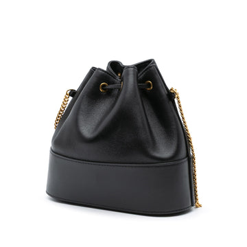 Valentino Mini Nappa Leather VLogo Signature Chain Bucket Bag