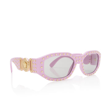 Versace Studded Medusa Biggie Sunglasses
