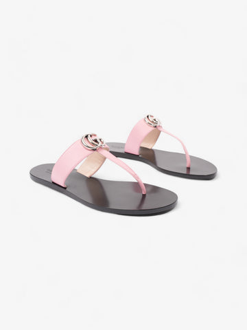Gucci CS Marmont Sandals Pink Leather EU 38.5 UK 5.5