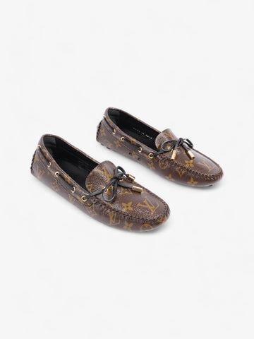 Louis Vuitton Gloria Loafers Monogram Coated Canvas EU 36.5 UK 3.5