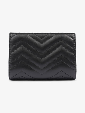 Gucci CS Marmont Wallet Black Matelasse Leather
