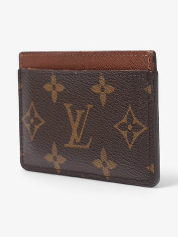Louis Vuitton Card Case Holder Monogram / Brown Canvas