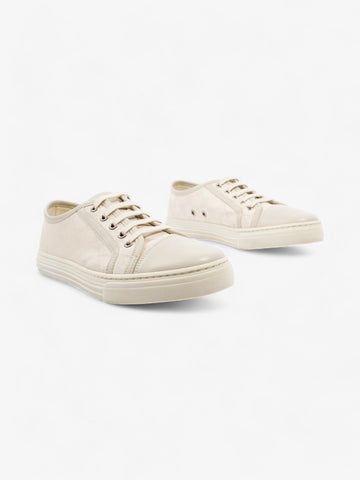 Gucci CS Low Top Sneaker Cream Canvas EU 38 UK 5