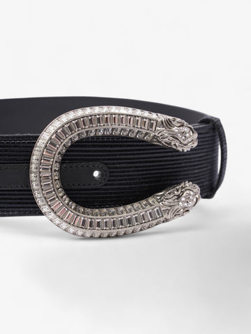 Gucci CS Dionysus Belt Black / Silver / Crystal Fabric 70cm / 28"