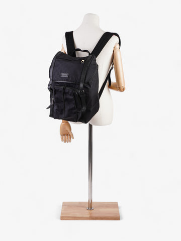 Gucci Travel Drawstring Rucksack Black CS Supreme Nylon