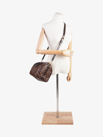 Louis Vuitton Speedy Bandoulière Damier Ebene Coated Canvas 25