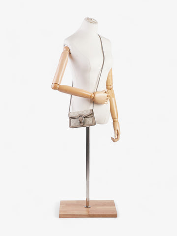 Gucci Dionysus CS Super Mini Beige And White CS Supreme / Oatmeal Coated Canvas