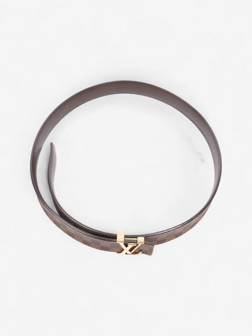 Louis Vuitton LV Initiales Reversible Belt Damier Ebene Coated Canvas 80cm / 32"