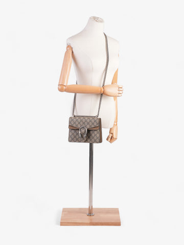 Gucci Dionysus Beige And Ebony CS Supreme Coated Canvas Mini