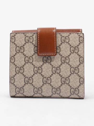 Gucci French Flap Wallet CS Supreme / Brown Canvas