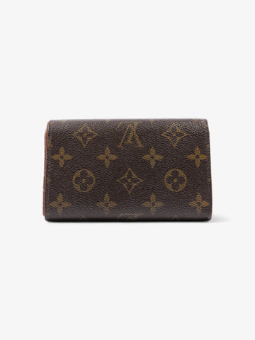 Louis Vuitton Portefeuil-Trésor Compact Wallet Monogram Coated Canvas