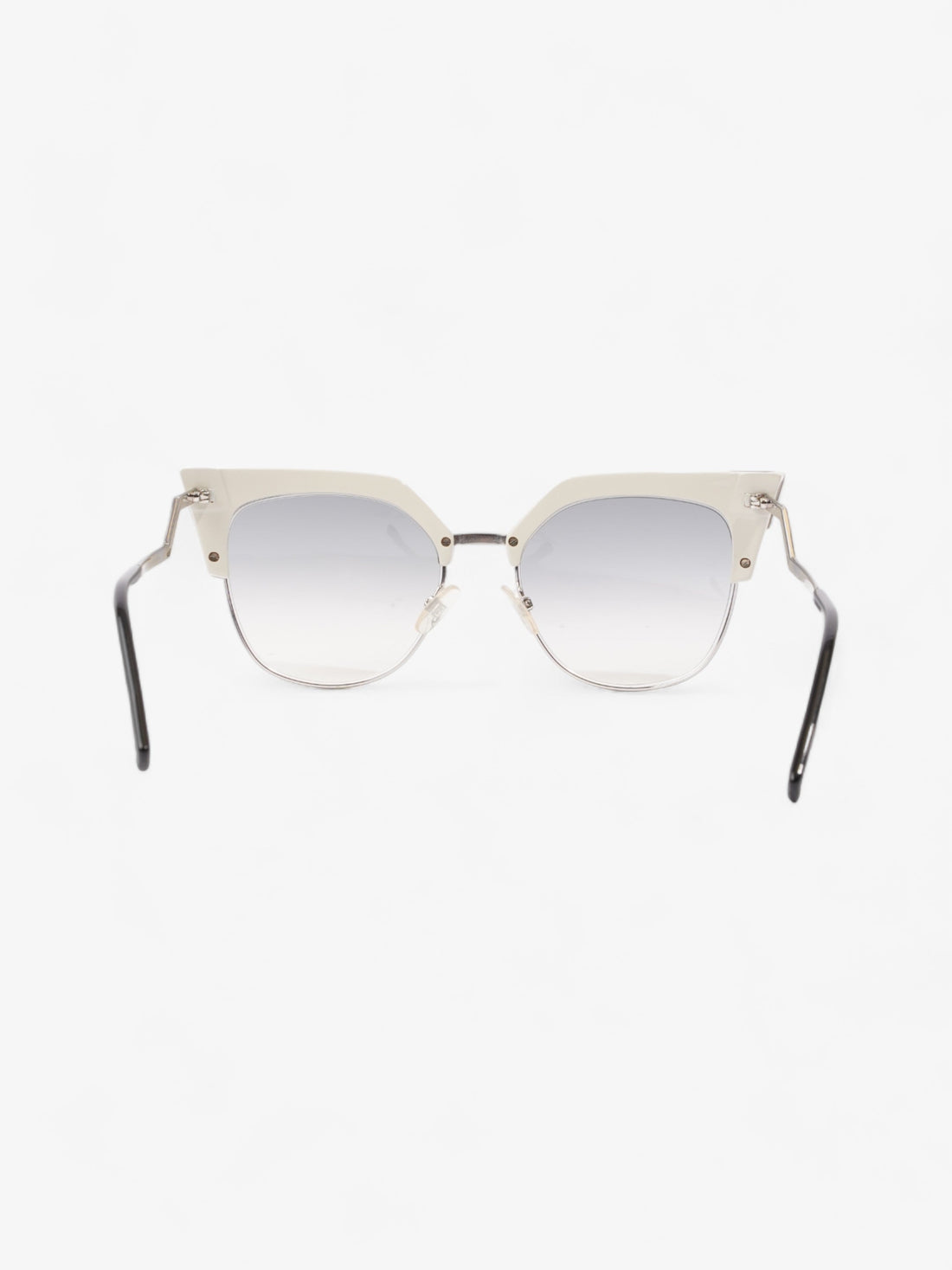 Fendi Cat-Eye Sunglasses Grey Gradient Acetate 140mm