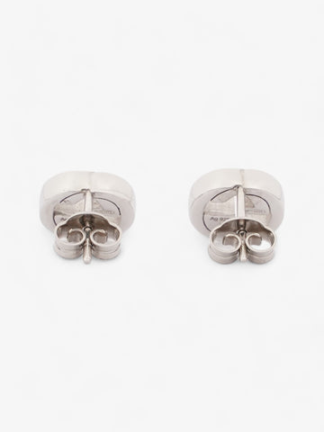Gucci Interlocking Earrings Silver Silver Sterling