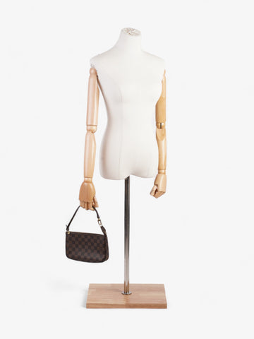 Louis Vuitton Pochette Accessoires Damier Ebene Coated Canvas