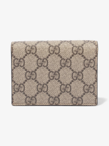 Gucci Cherry Fold Over Wallet CS Supreme / Red / Green Coated Canvas