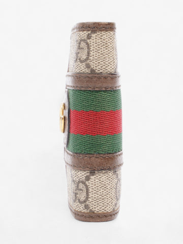Gucci CS Web Key Case Supreme Print