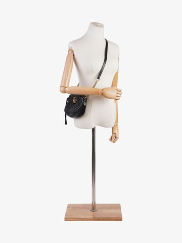 Gucci CS Marmont Black Matelasse Leather Small