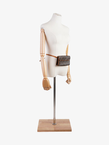 Louis Vuitton Pochette Florentine Monogram Coated Canvas