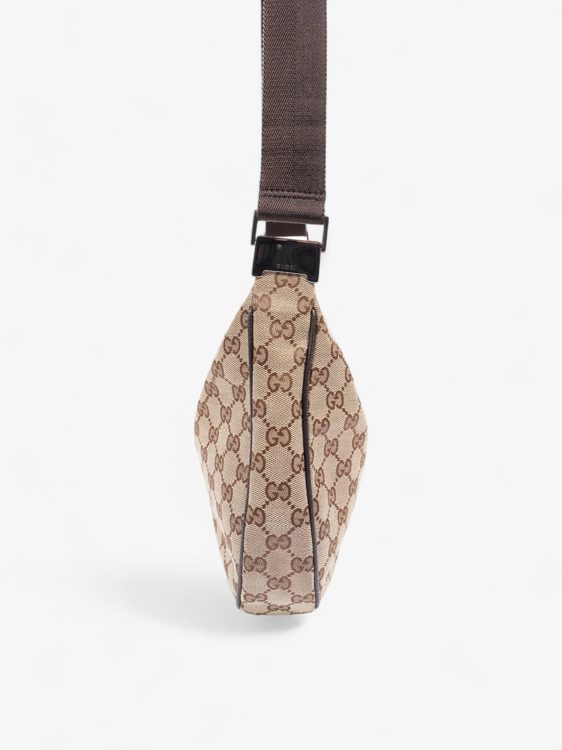 Gucci CS Canvas Shoulder Bag Beige / Brown Canvas