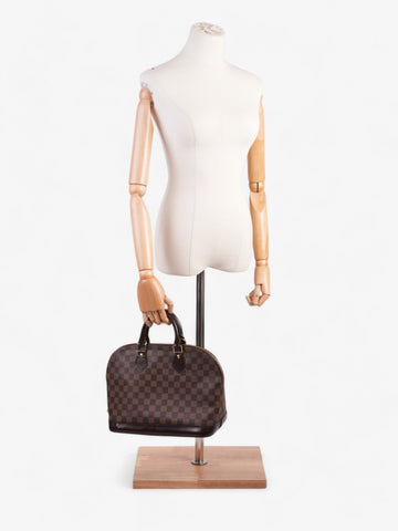 Louis Vuitton Alma Damier Ebene Coated Canvas PM