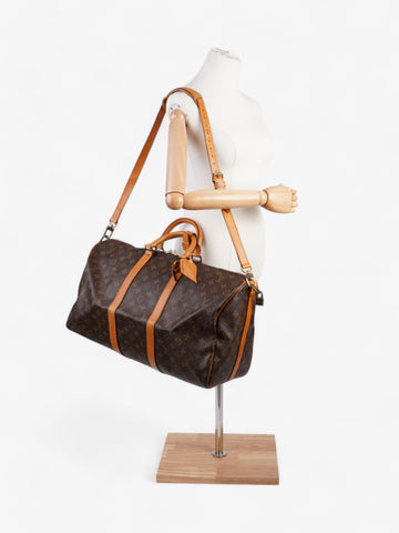 Louis Vuitton Keepall Bandouliere Monogram Coated Canvas 50