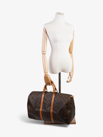 Louis Vuitton Keepall Monogram Coated Canvas 50